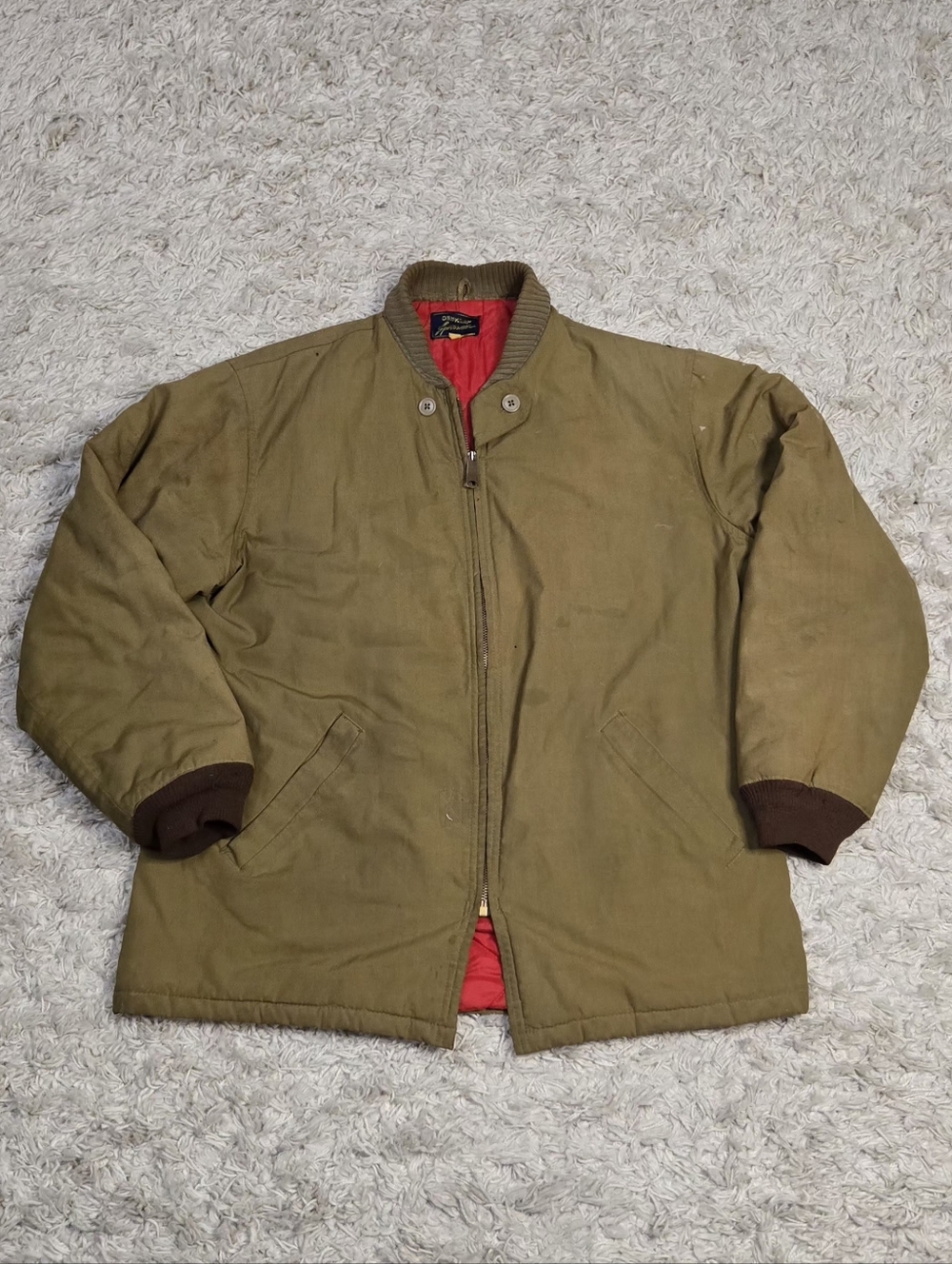 VTG Oshkosh B'gosh Sportwear Brown Work Jacket XL 44